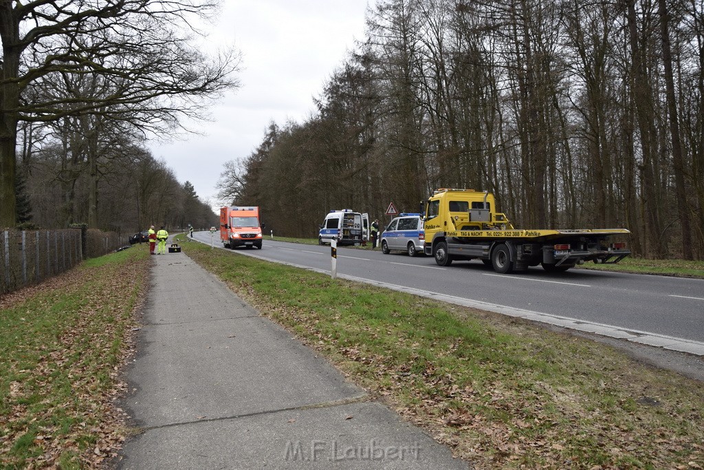 Schwerer VU Krad Pkw Koeln Porz Eil Grengeler Mauspfad P146.JPG - Miklos Laubert